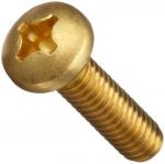 Breakaway Screw : Brass : 3mm x 12mm long