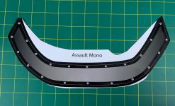 Assault Mono Windshield Decal