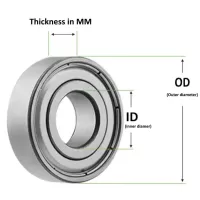 Brushless motor bearing chart.