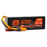 Spektrum Smart G2 4S (14.8v) 100C 5000mah LiPo Battery Pack w/IC5 Connector (No battery tap)