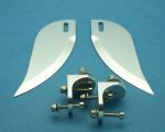 Metal Turn Fins (1 Pair) : Extra Large : 90mm Long