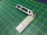 TFL CNC aluminum 95mm Rudder with single water pickup