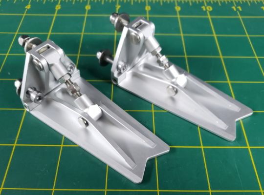 TFL Adjustable Billet Trim Tabs (1 Pair) : Available in black, red or silver