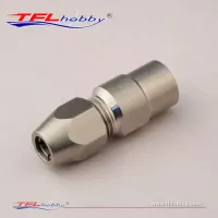 Coupler for Zenoah Engine, collet style for 1/4 (6.375mm) Flex Cable : 46mm Long